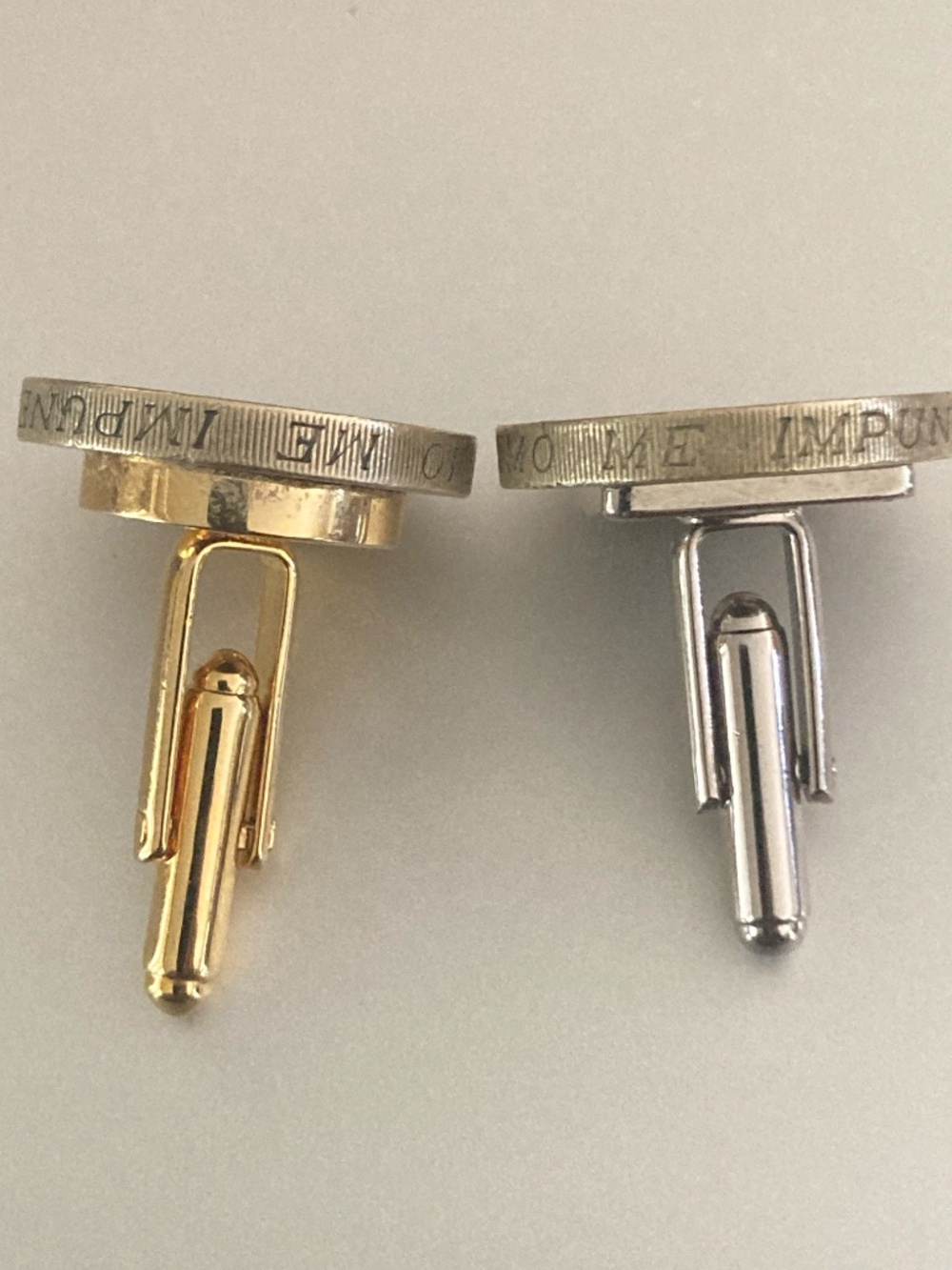 ScotlandWorld Cup Series Thistle Pound Coin Cufflinks  Worhd Cup win 13 June. - Picture 9 of 9